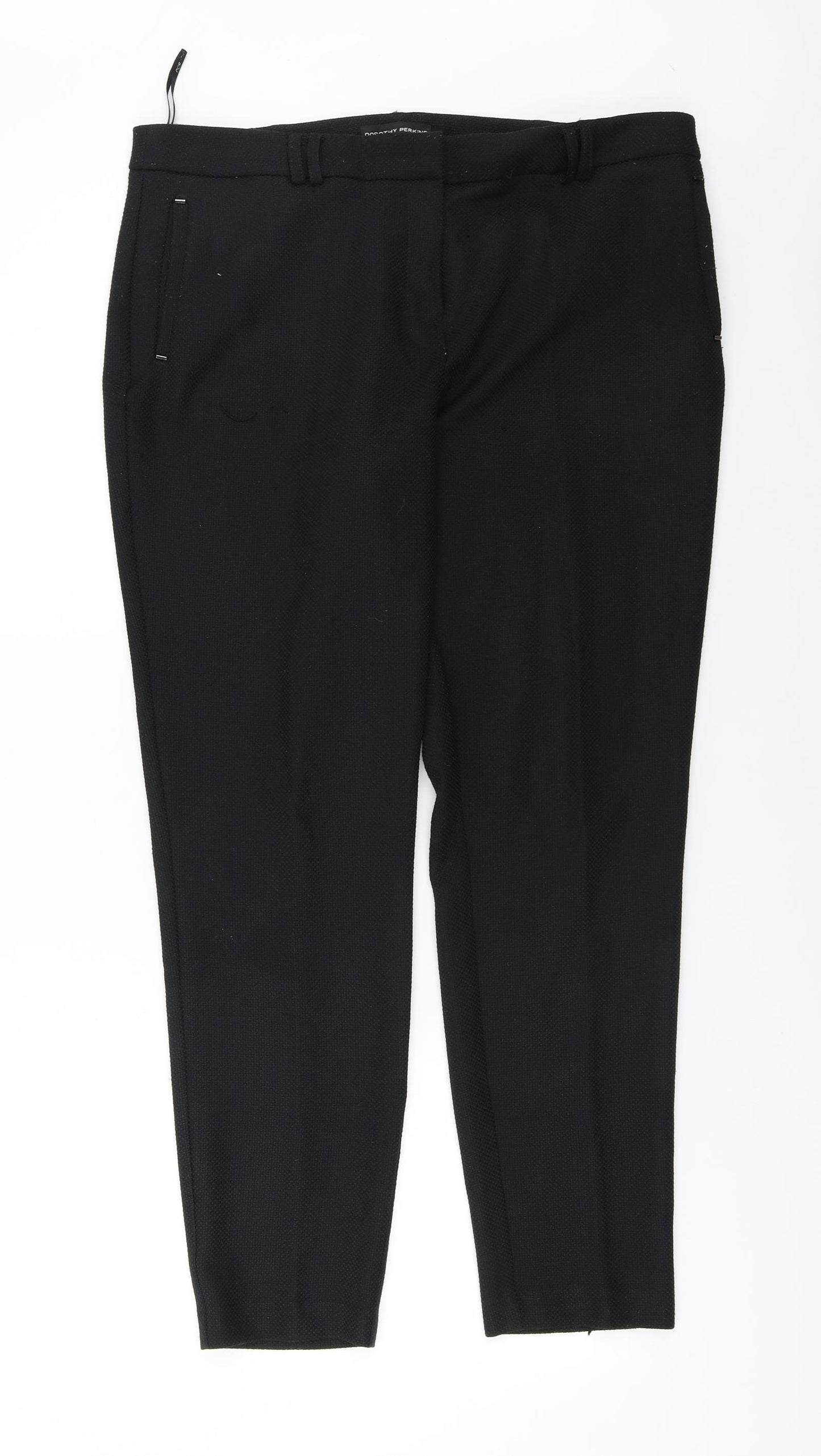 Dorothy Perkins  Womens Black   Trousers  Size 16 L26 in