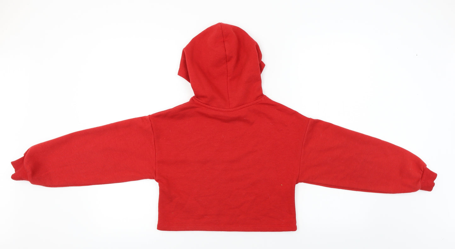 Candy  Womens Red   Pullover Hoodie Size 10