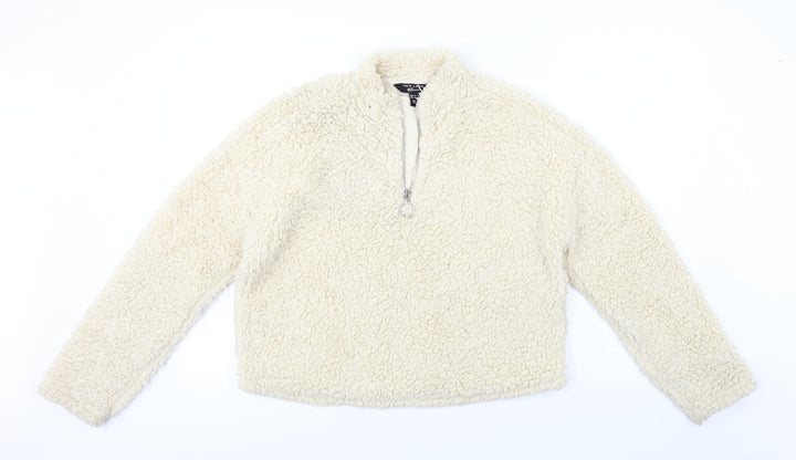 New Look  Girls Ivory   Henley Jumper Size 12-13 Years