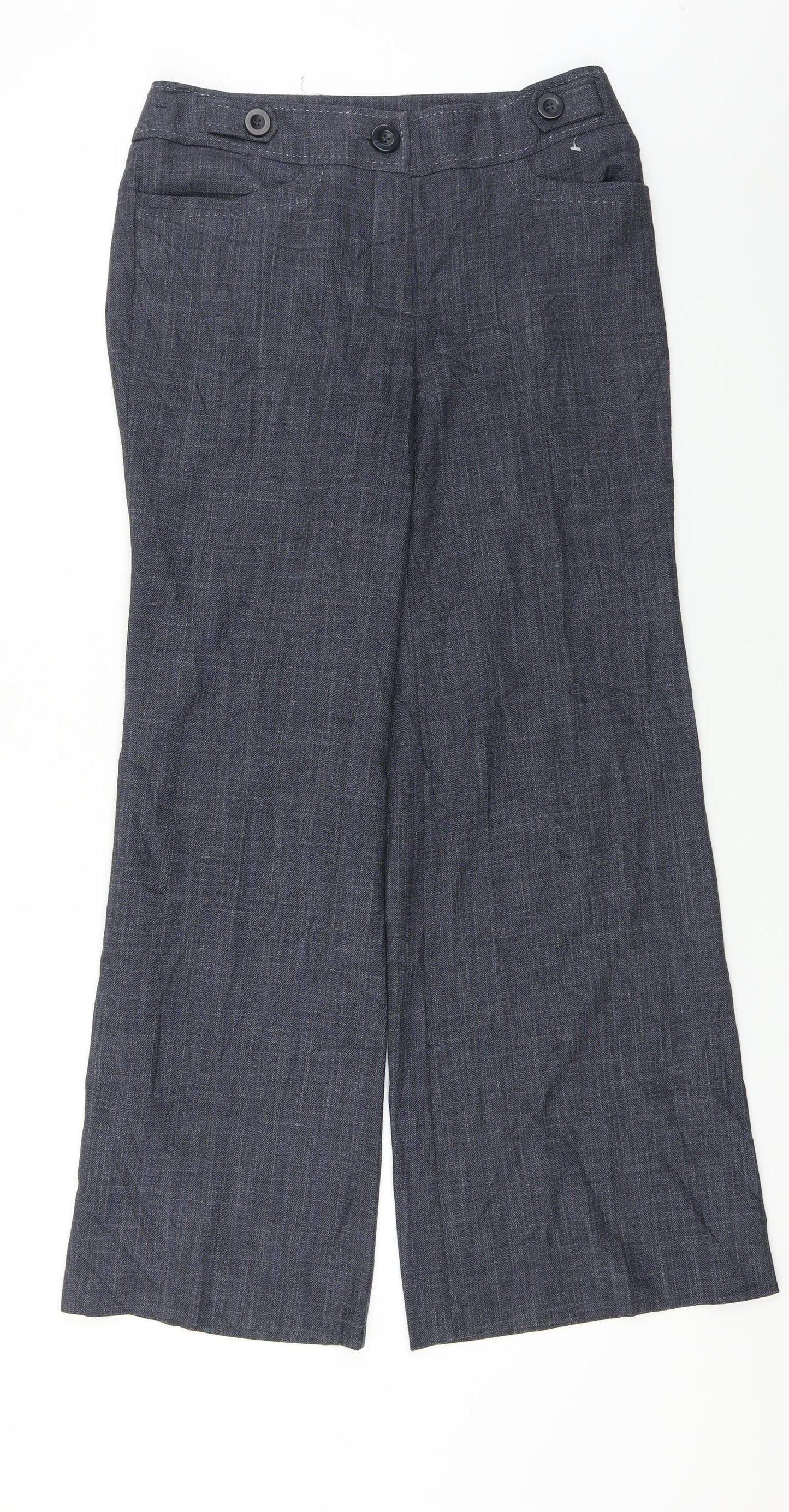 NEXT  Womens Grey   Trousers  Size 10 L28 in