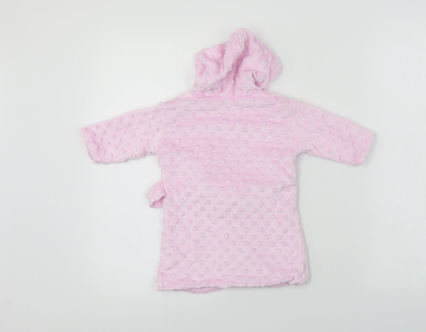 beansprout Girls Pink    Robe Size 6-9 Months