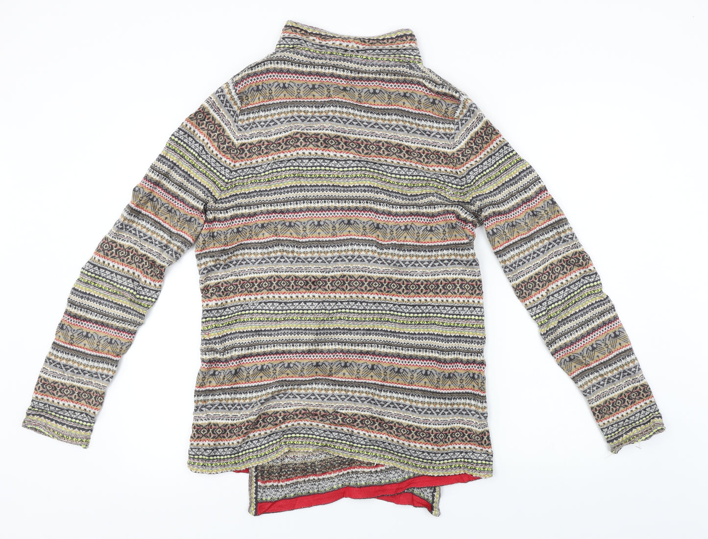 Monsoon  Womens Beige Striped  Cardigan Jumper Size M