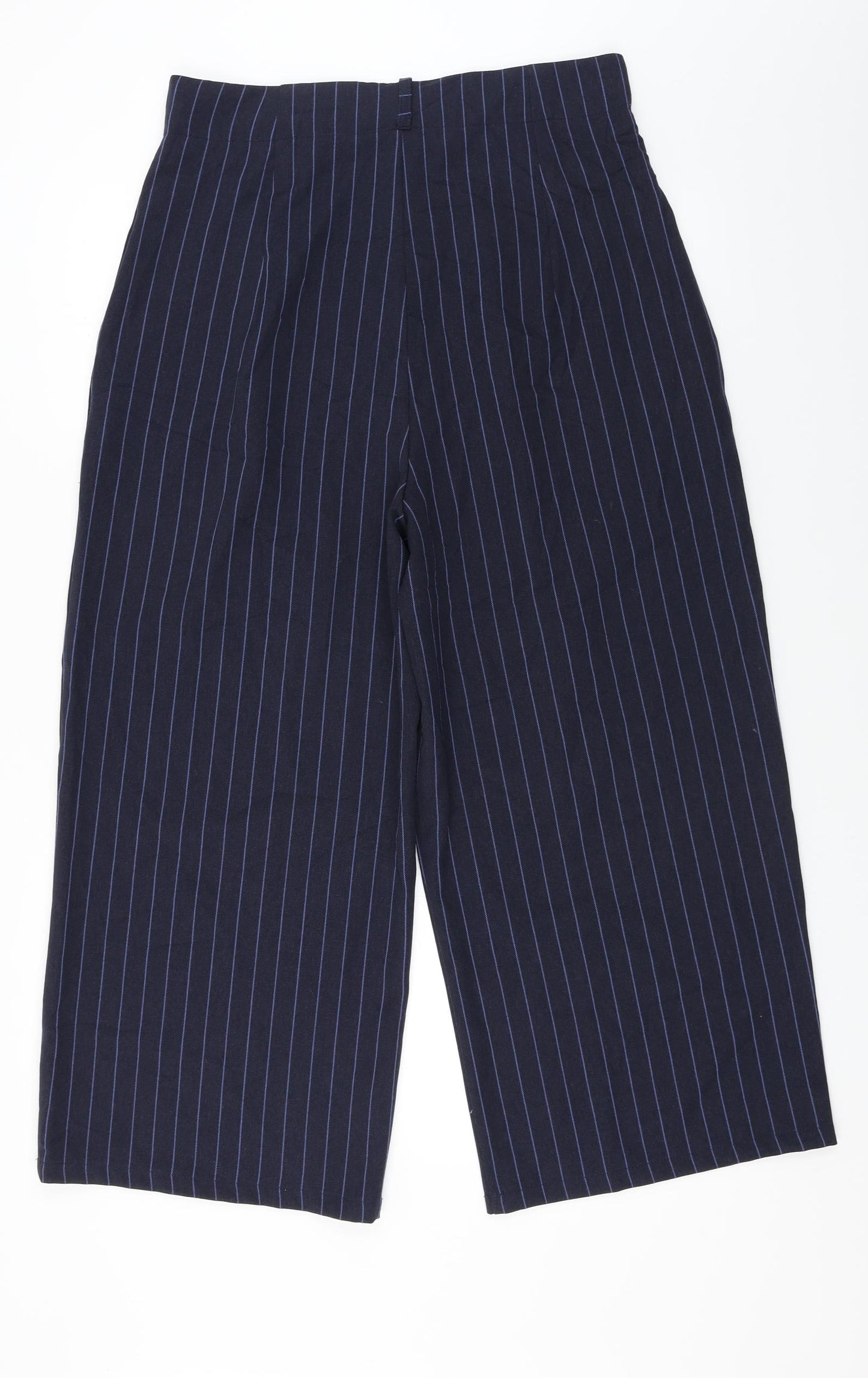Nobody's Child  Womens Blue Striped  Trousers  Size 32 in L23 in