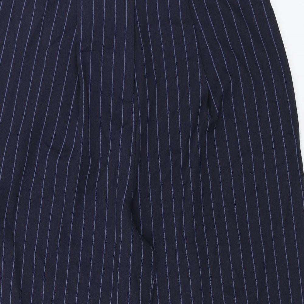 Nobody's Child  Womens Blue Striped  Trousers  Size 32 in L23 in