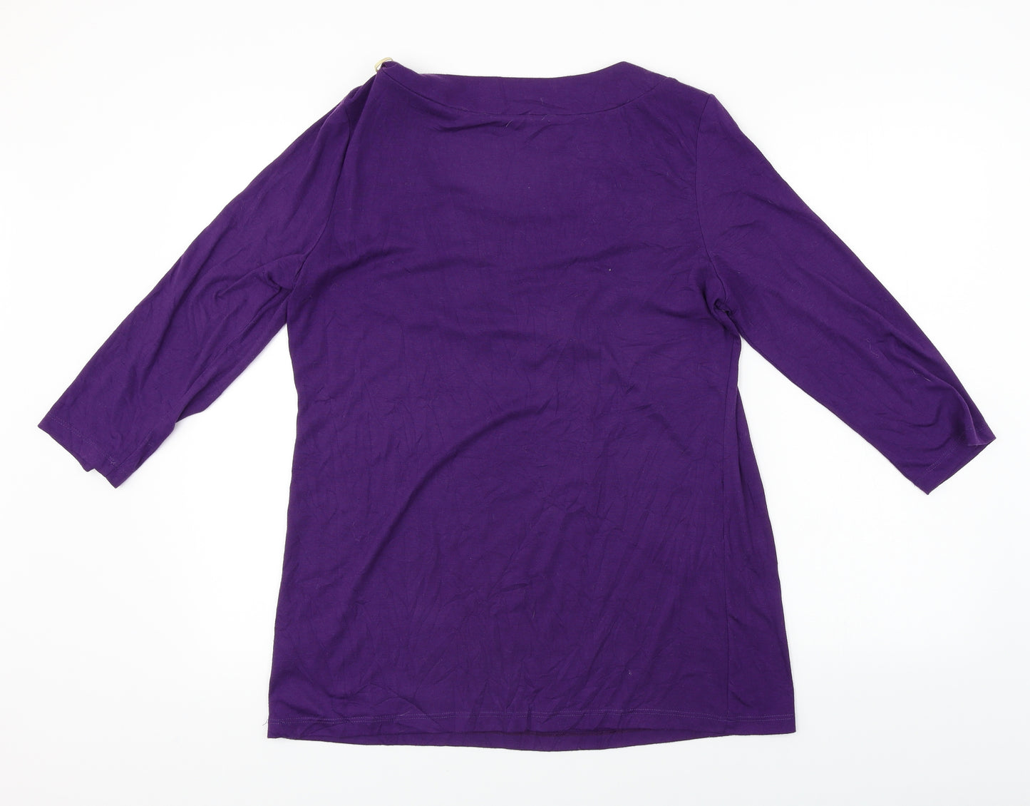 George Womens Purple   Basic T-Shirt Size 14