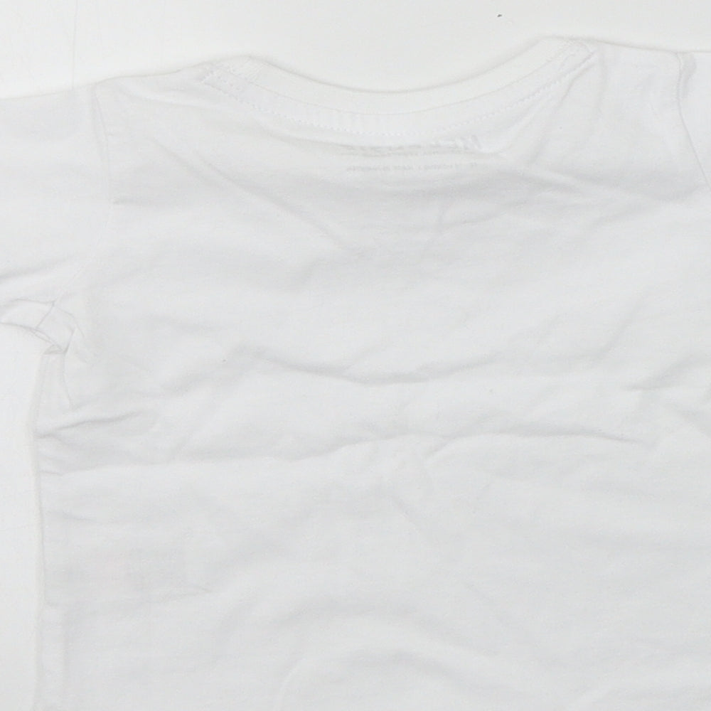 McKenzie  Boys White   Basic T-Shirt Size 12-18 Months