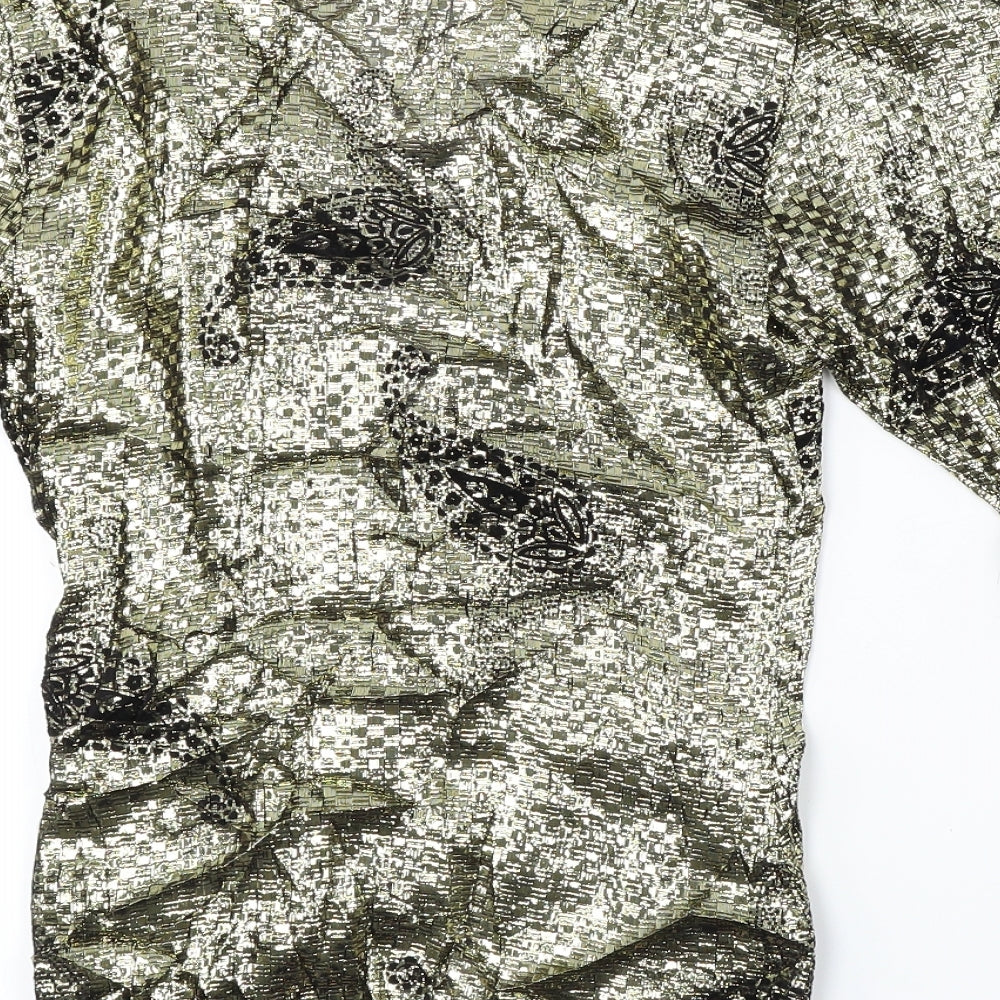 mark Angelo  Womens Gold   Cardigan Jumper Size 10