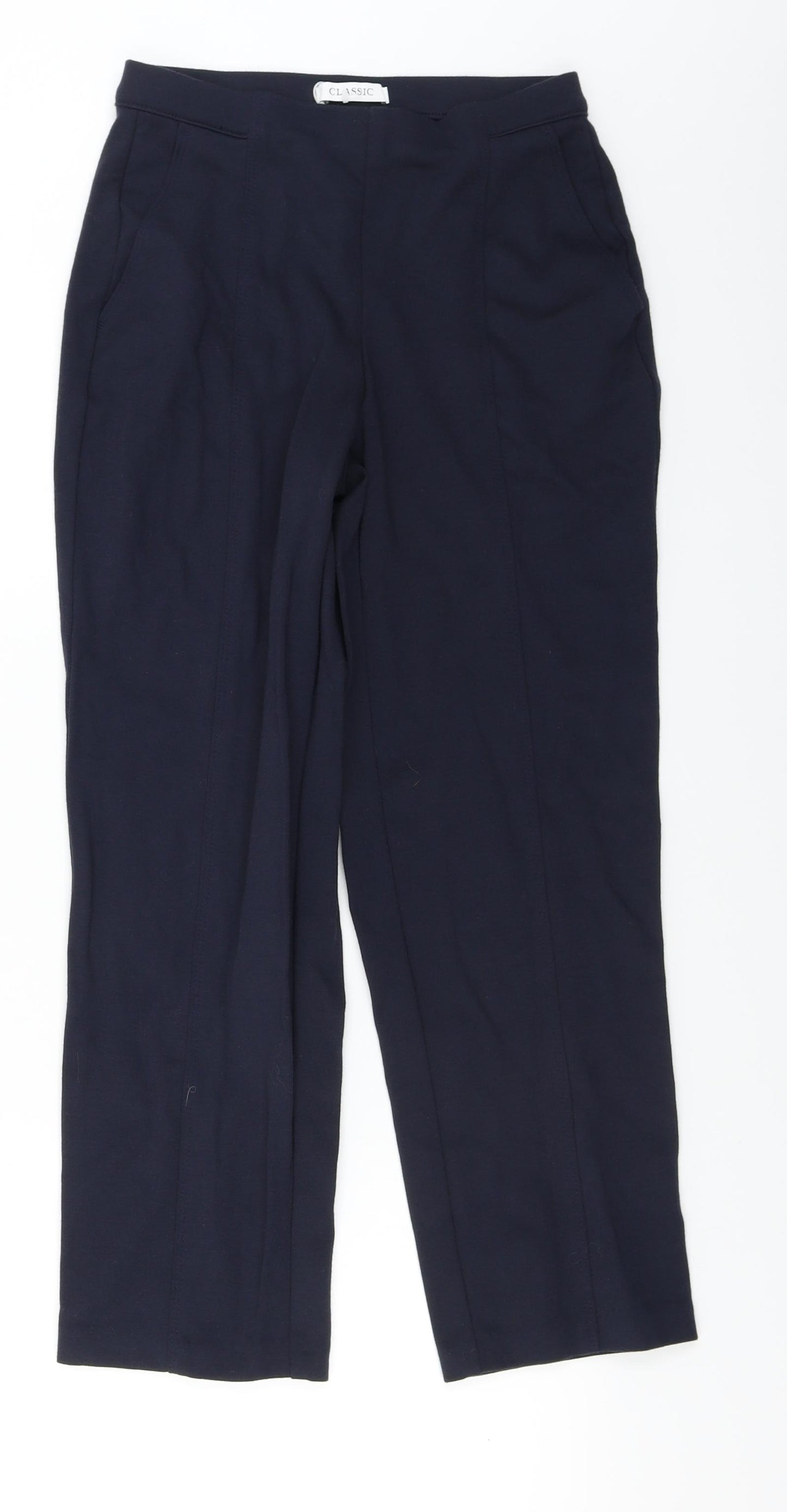 Marks and Spencer  Womens Blue   Trousers  Size 6 L23 in