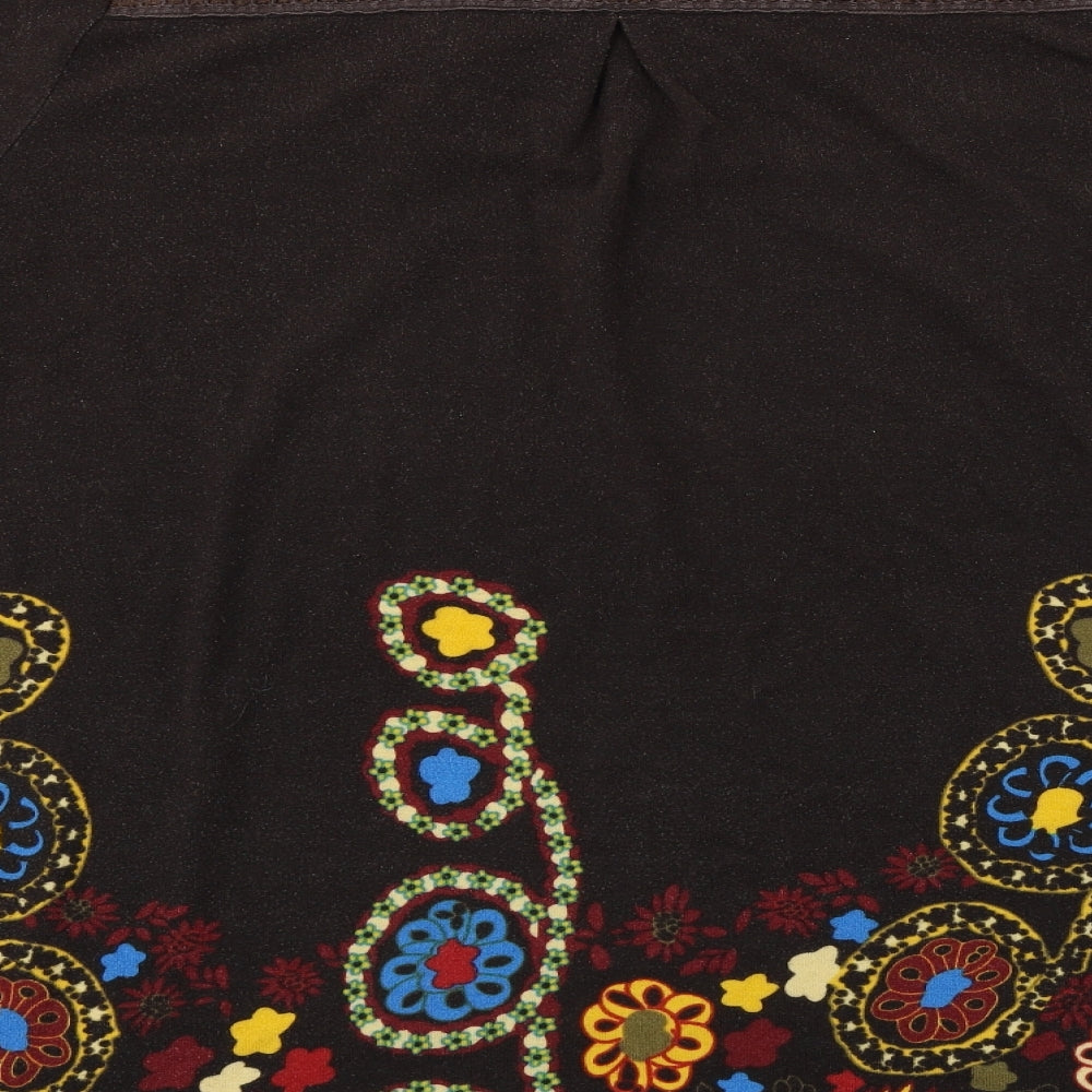 Joe Browns  Womens Brown Floral  A-Line  Size 28