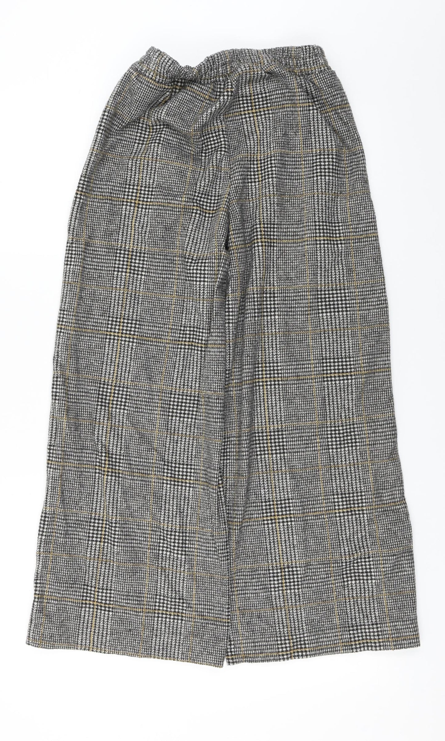 Zara  Girls Grey Check   Trousers Size 13-14 Years