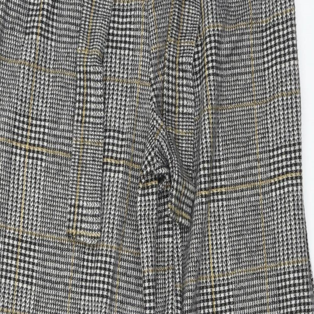 Zara  Girls Grey Check   Trousers Size 13-14 Years