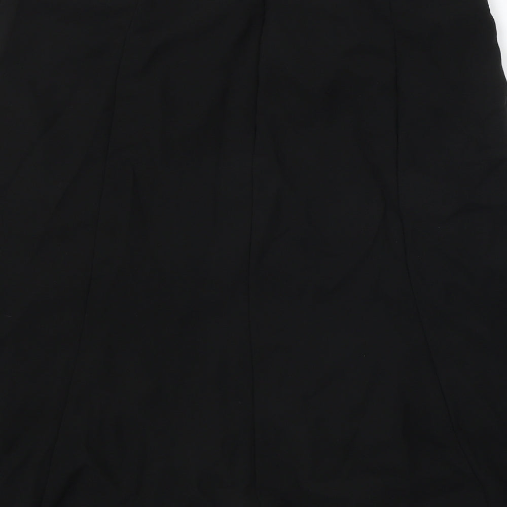 EWM  Womens Black   A-Line Skirt Size 14