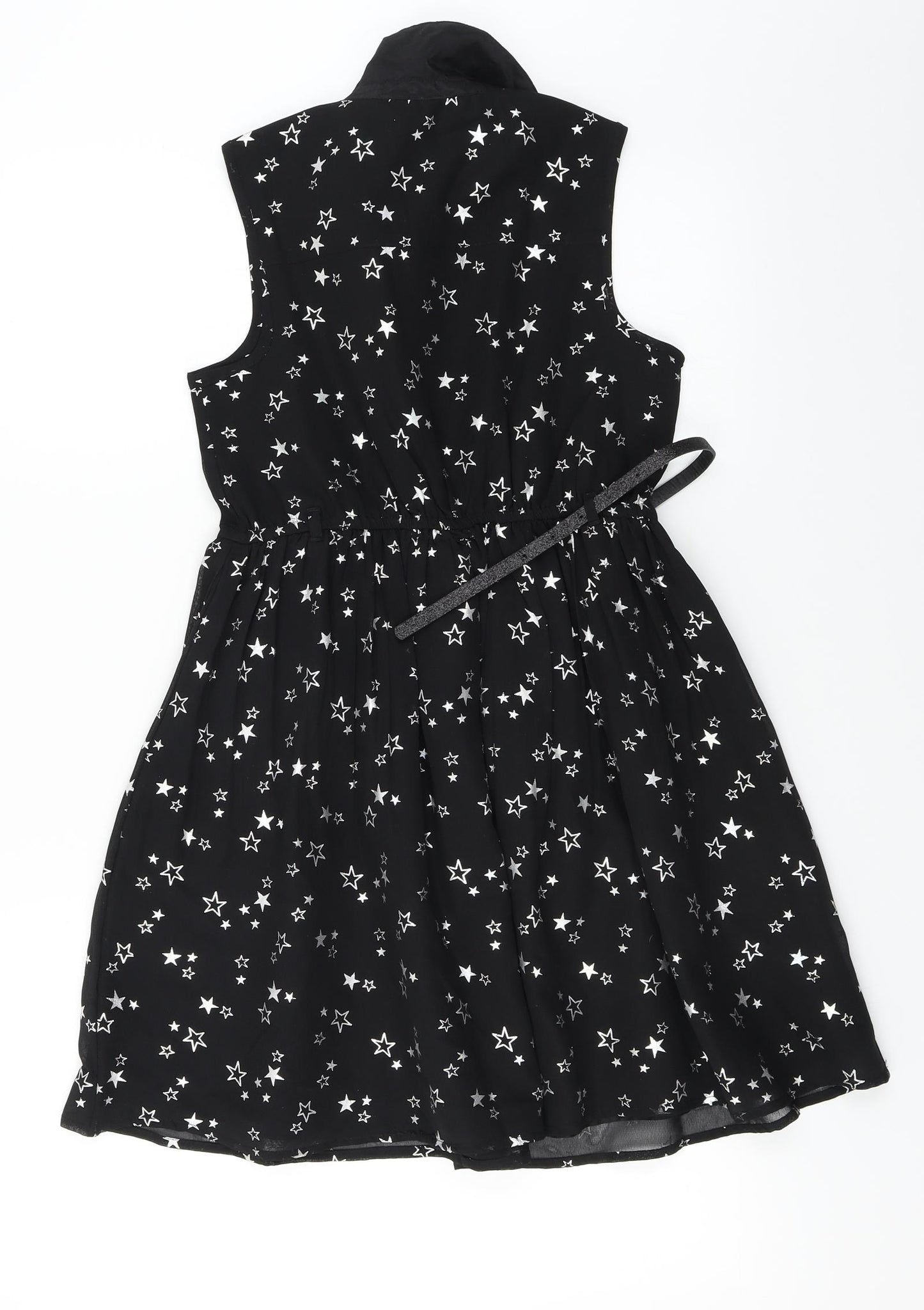 George  Girls Black   Jacket Coat Size 9-10 Years