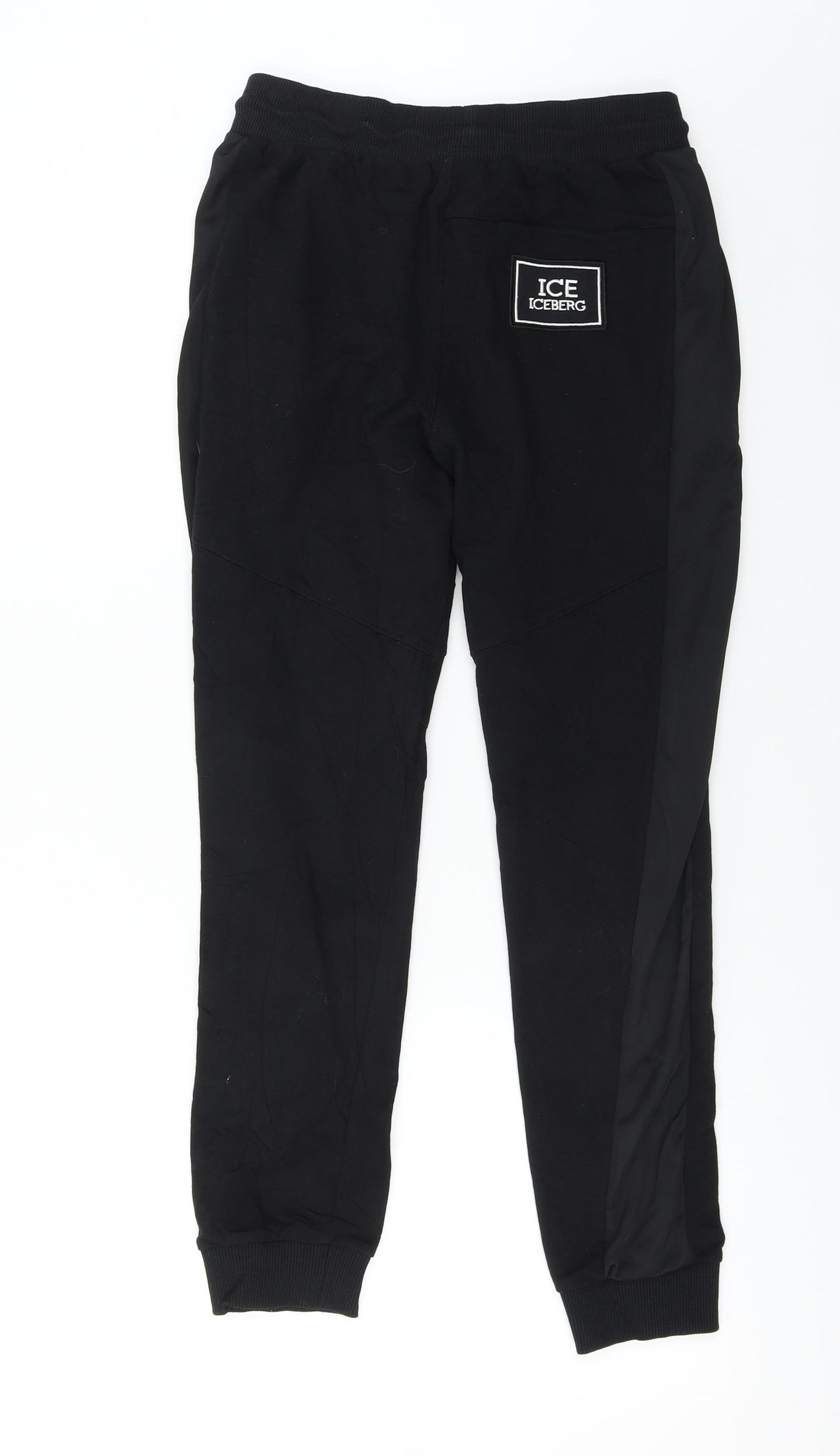 Iceberg  Mens Black   Sweatpants Trousers Size 26 in L23 in