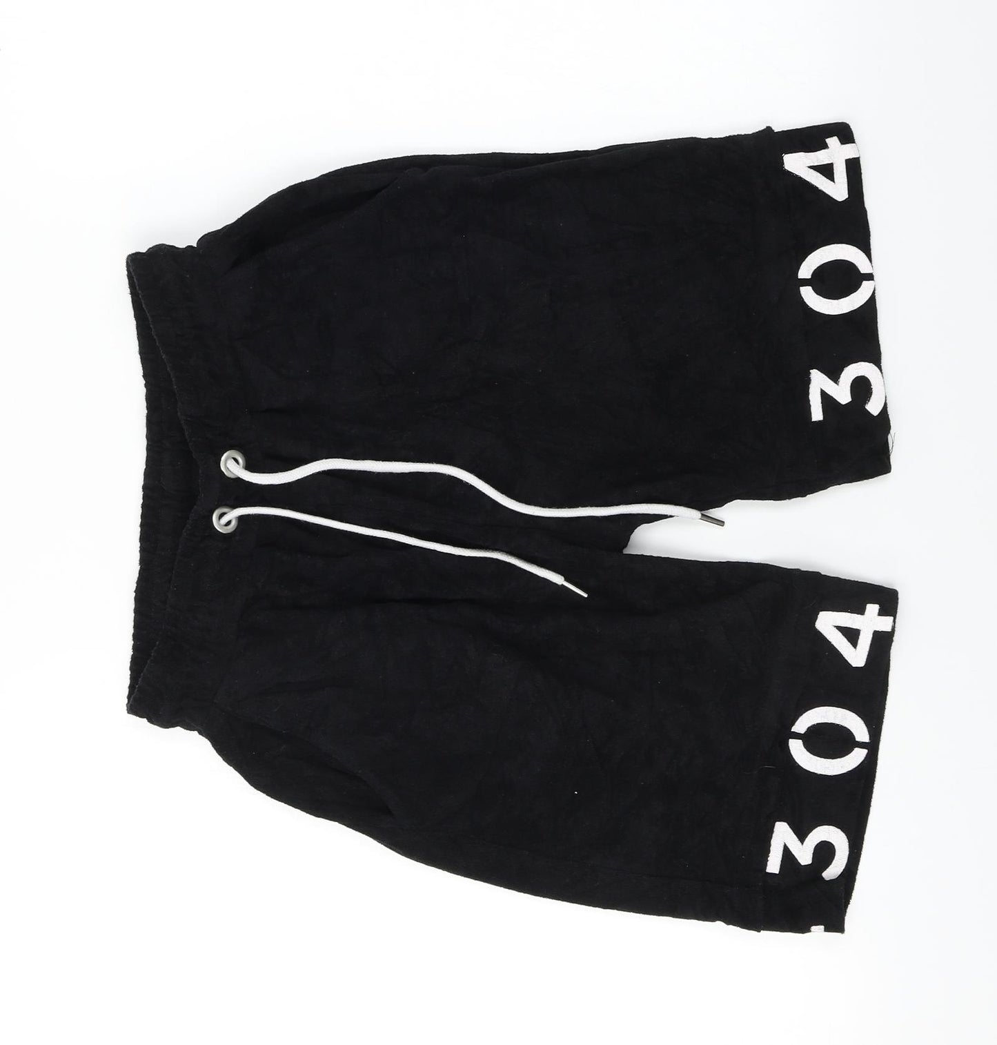 304 Mens Black   Sweat Shorts Size 24 in