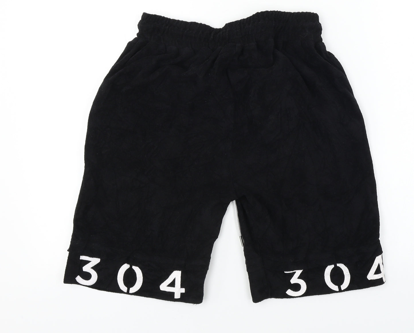 304 Mens Black   Sweat Shorts Size 24 in