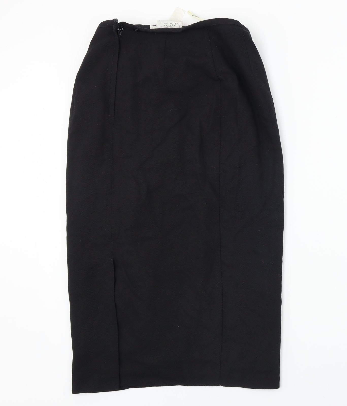BHS  Womens Black   A-Line Skirt Size 10