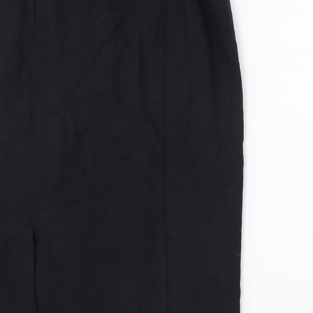 BHS  Womens Black   A-Line Skirt Size 10