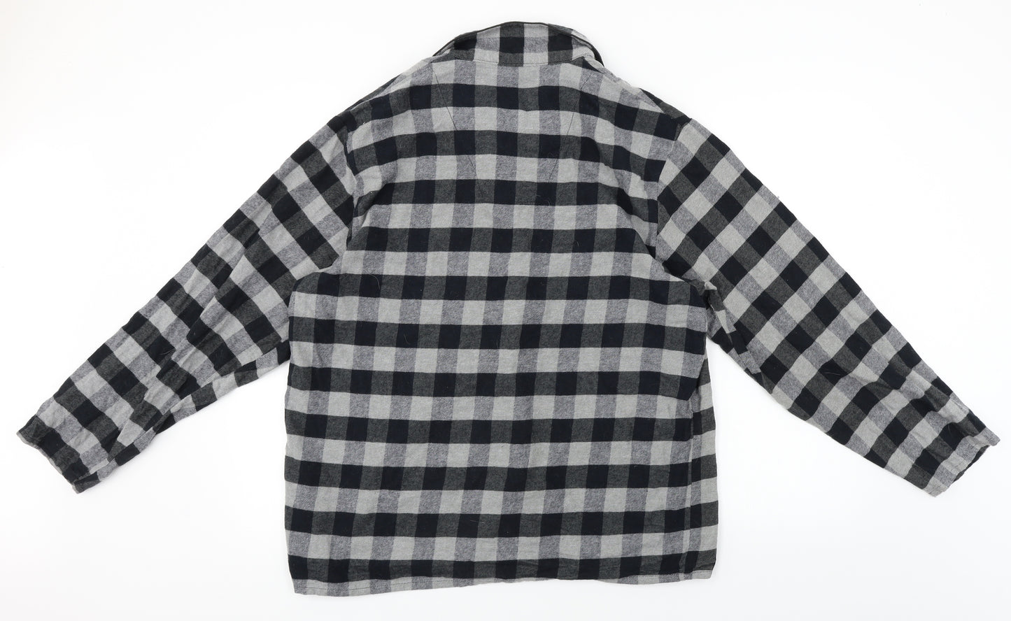 Pierre Roche  Mens Grey Check   Pyjama Top Size L