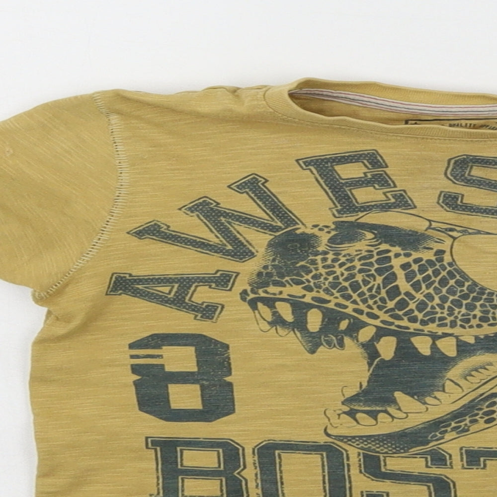 Next  Girls Beige   Basic T-Shirt Size 3 Years