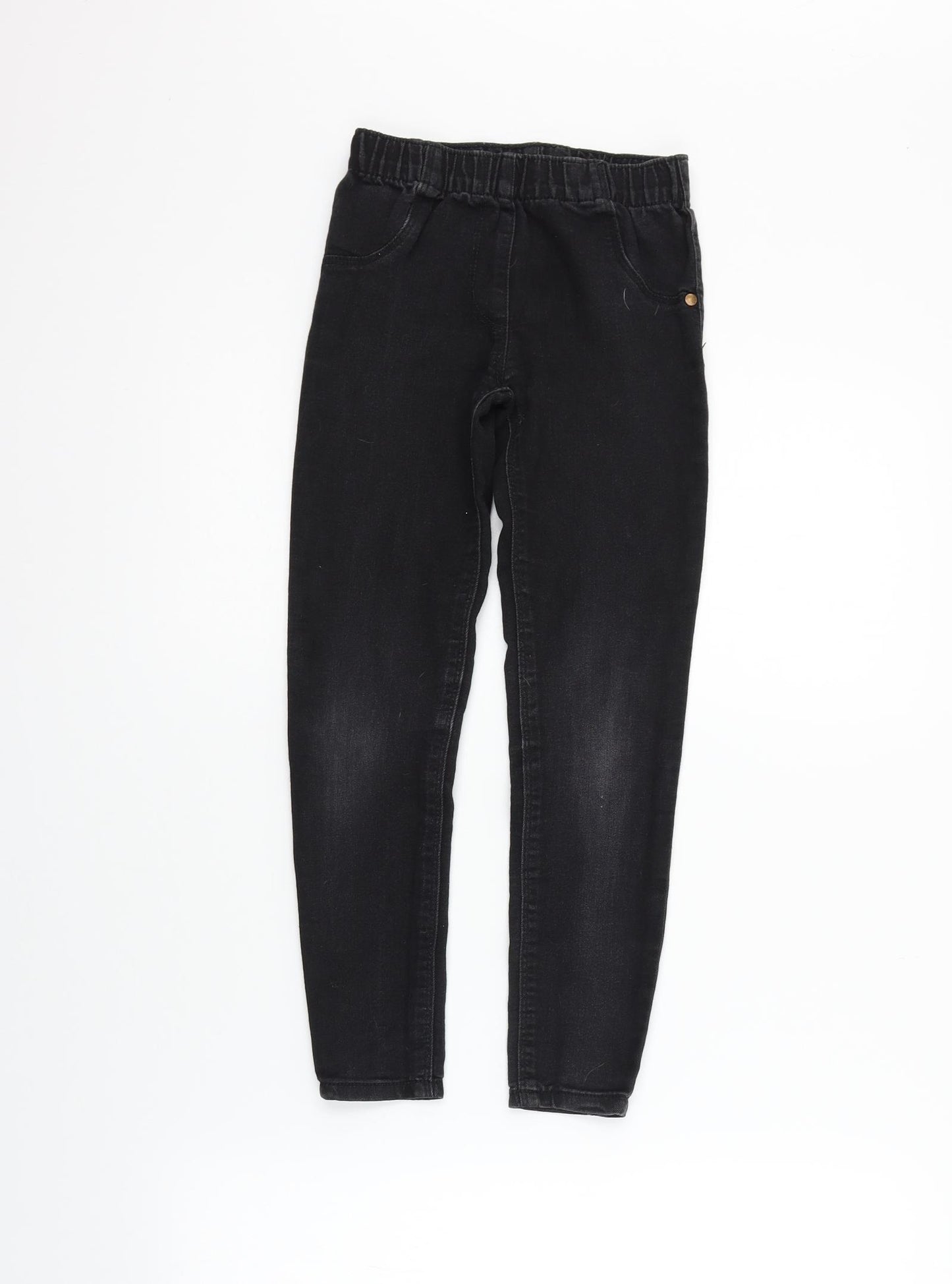 George Girls Black   Straight Jeans Size 8-9 Years