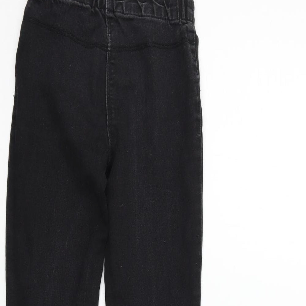 George Girls Black   Straight Jeans Size 8-9 Years