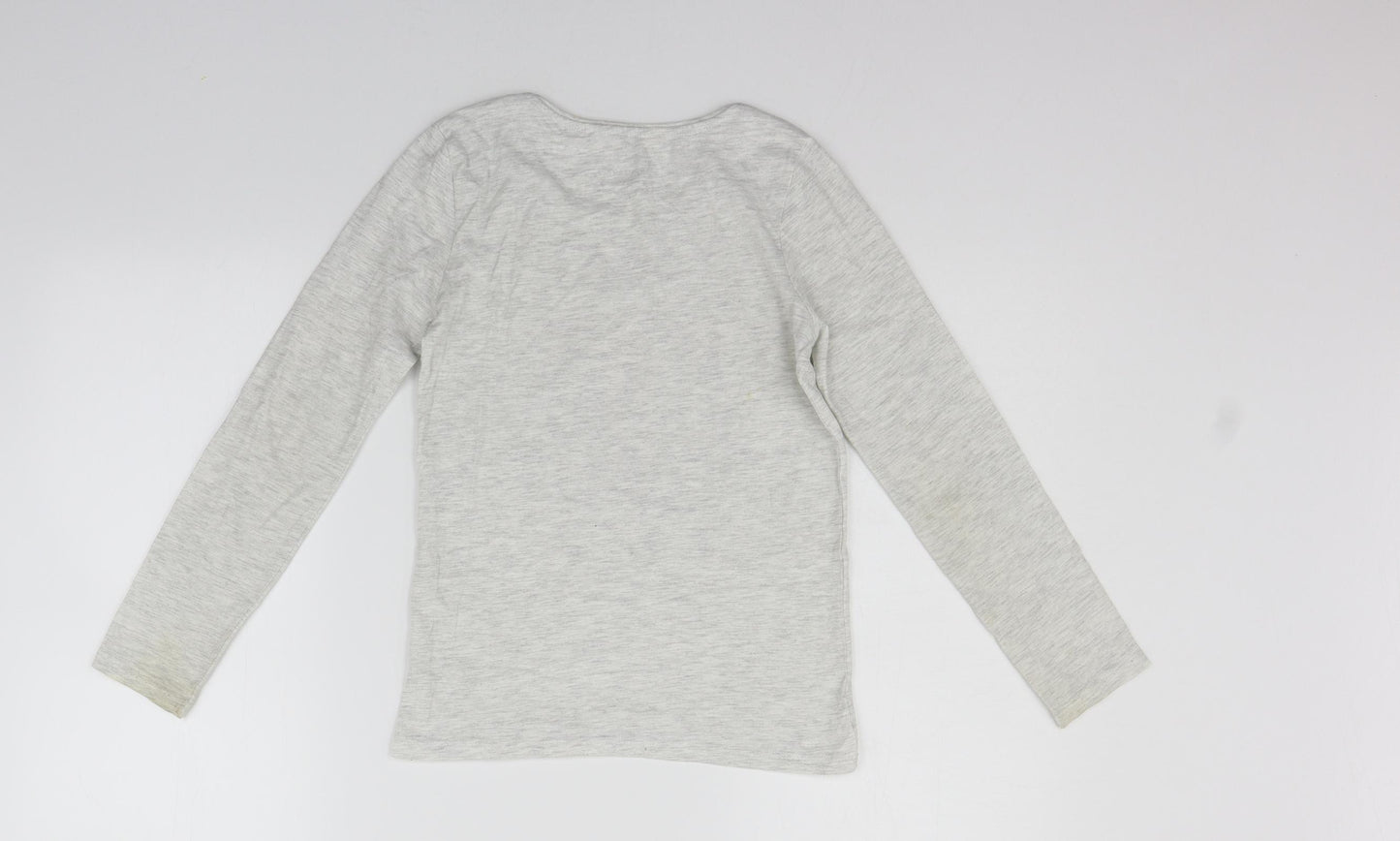 Primark Girls Grey   Basic T-Shirt Size 9-10 Years