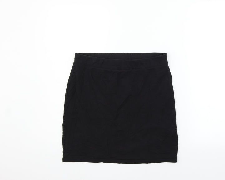 Divided Womens Black A-Line Skirt Size M
