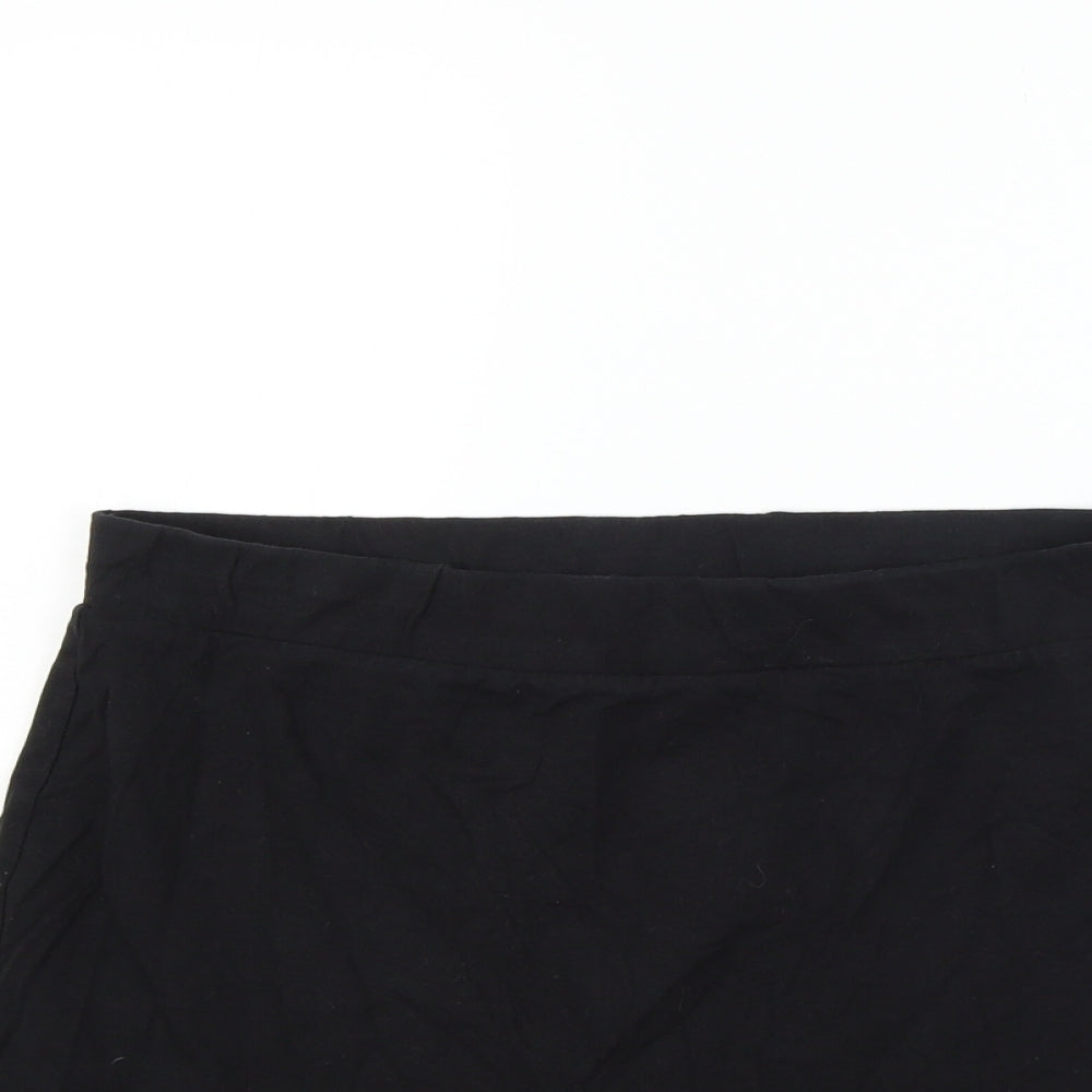 Divided Womens Black   A-Line Skirt Size M