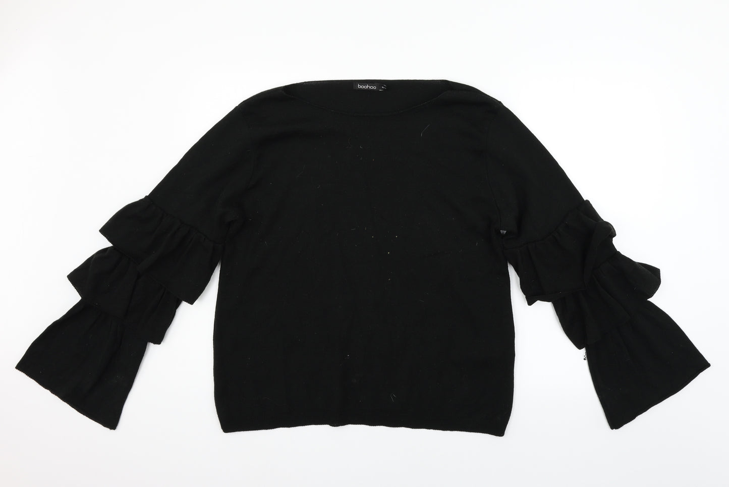 Boohoo Womens Black   Pullover Jumper Size M