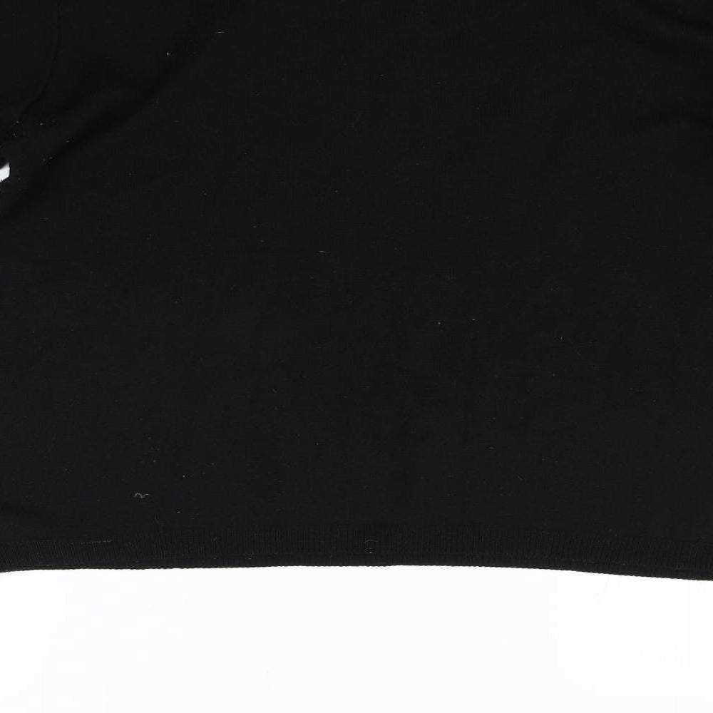 Boohoo Womens Black   Pullover Jumper Size M
