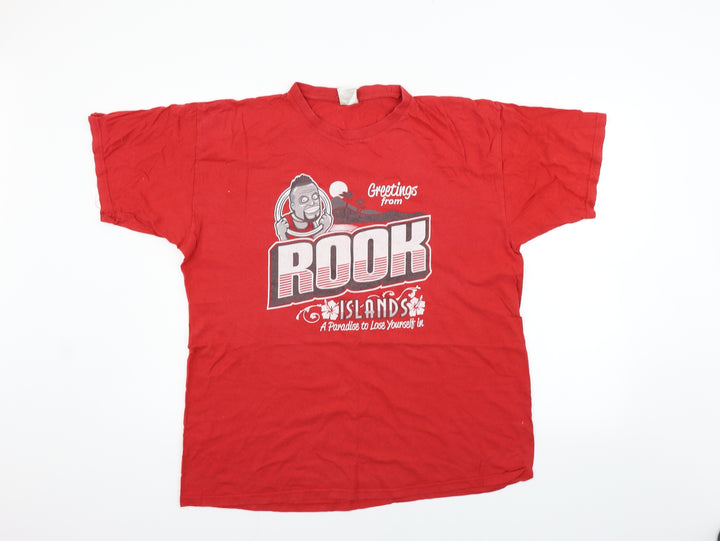 bec Mens Red T-Shirt Size XL