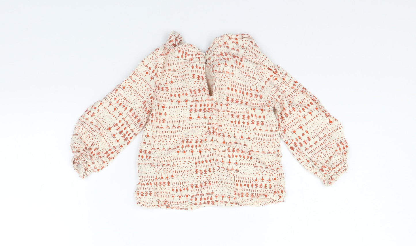 Marks and Spencer Girls Beige   Pullover Jumper Size 12-18 Months