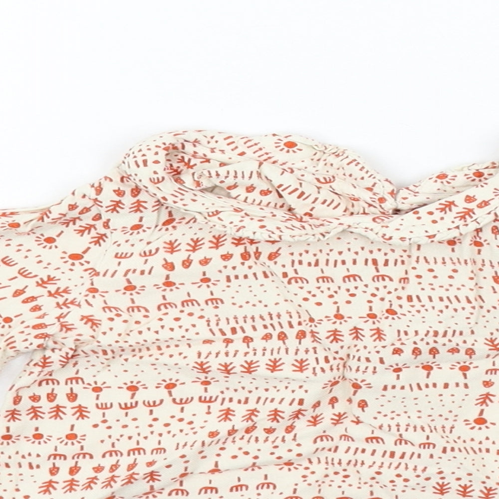 Marks and Spencer Girls Beige   Pullover Jumper Size 12-18 Months