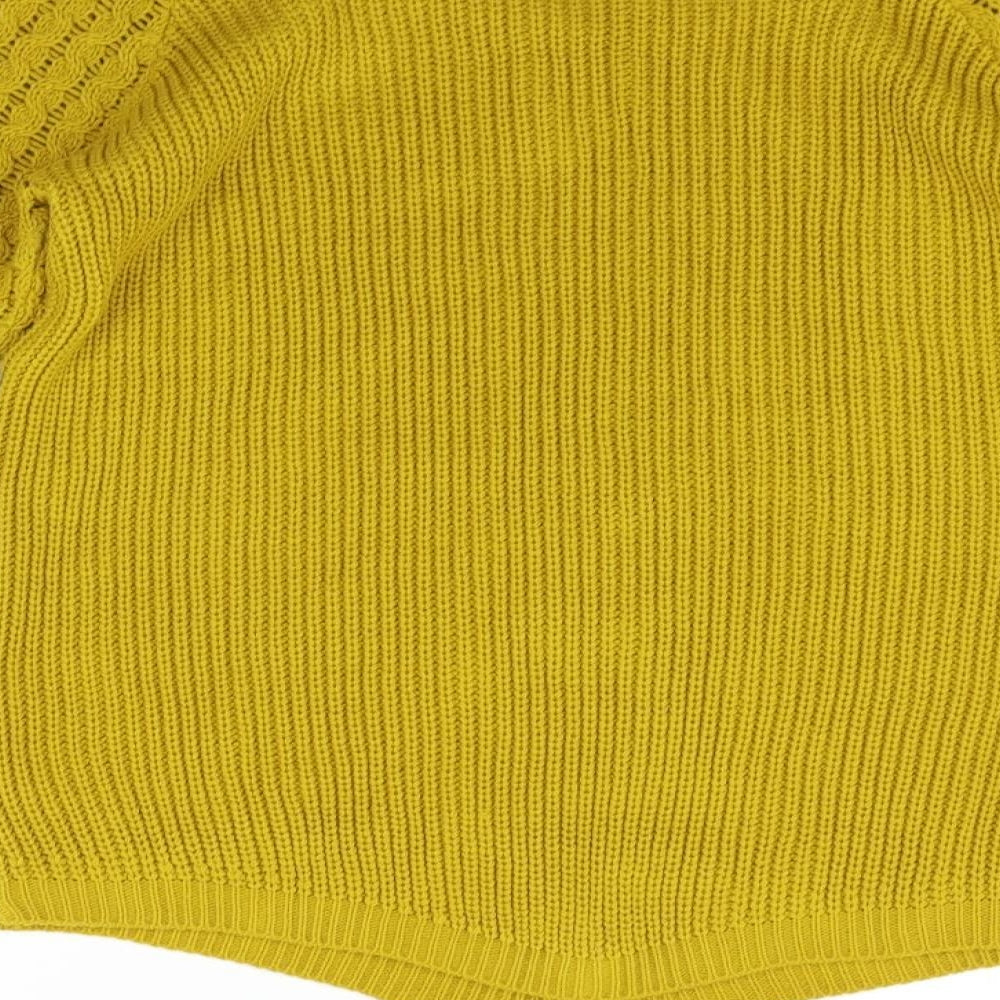 Select Womens Yellow   Pullover Jumper Size M