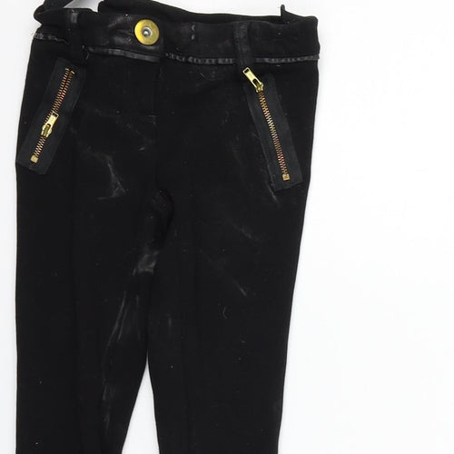 NEXT Girls Black   Jegging Trousers Size 5 Years
