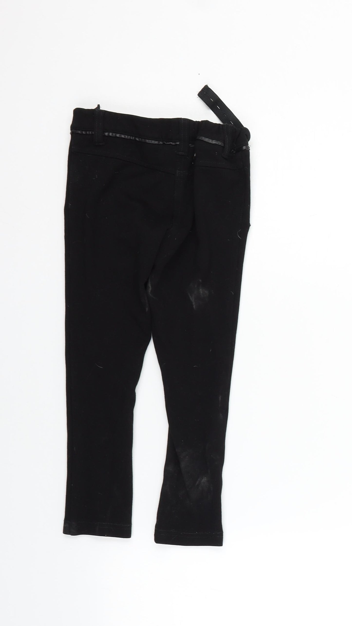 NEXT Girls Black   Jegging Trousers Size 5 Years