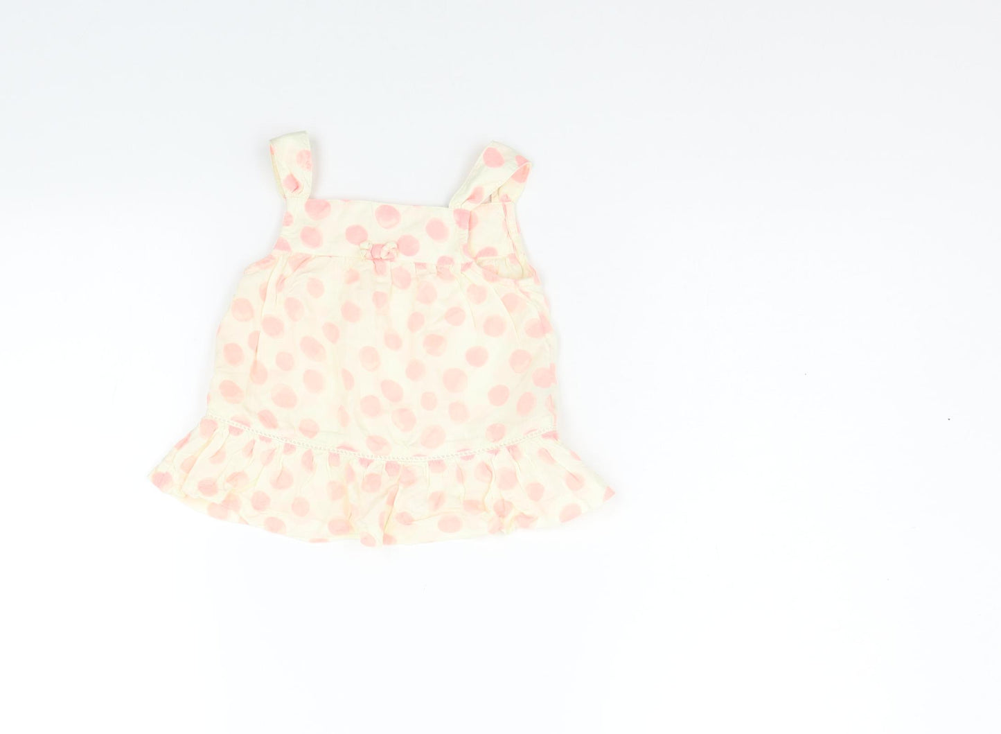 FRED & FLO Girls Beige Geometric  A-Line  Size 12-18 Months