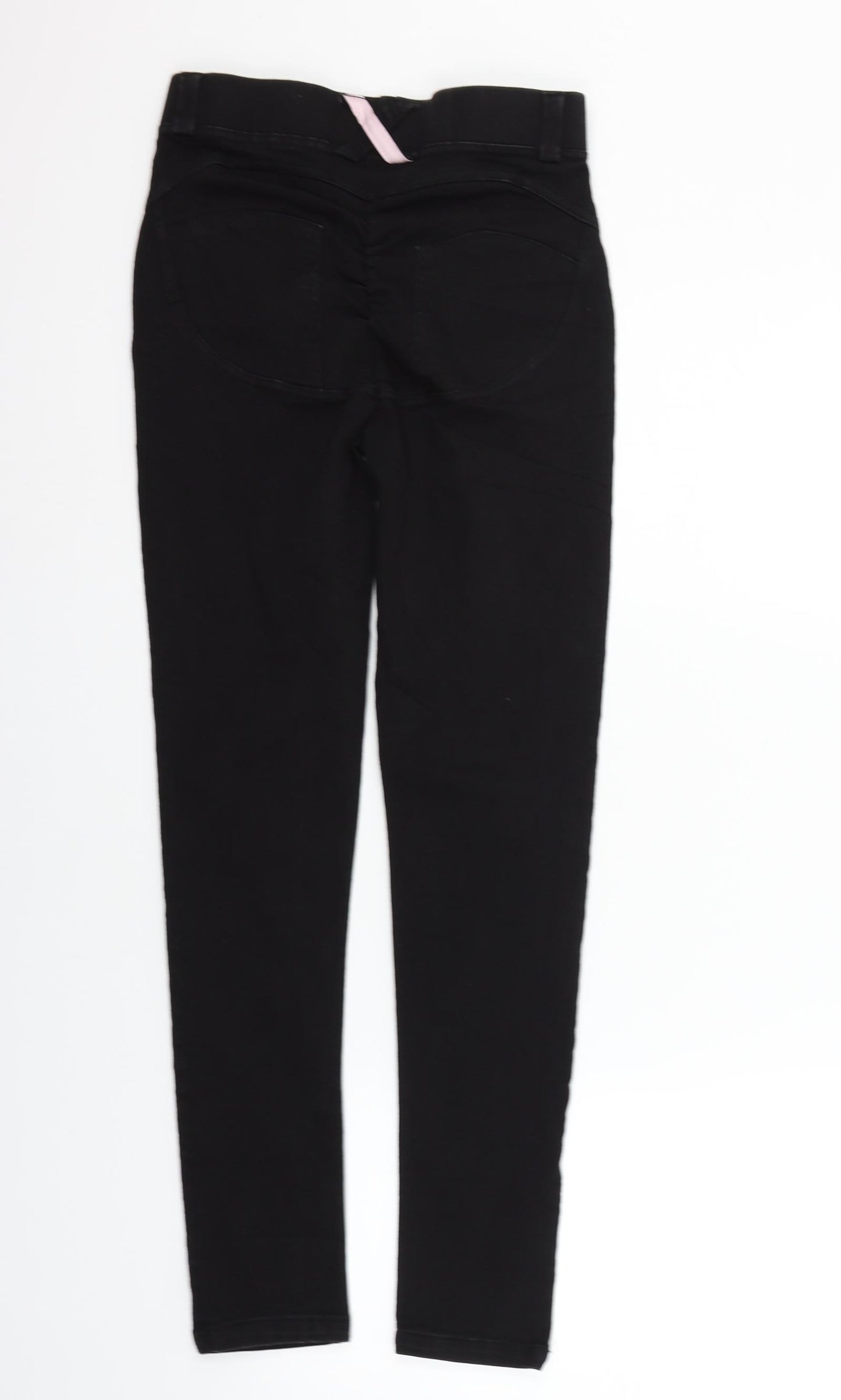 Preworn Girls Black   Jegging Trousers Size S