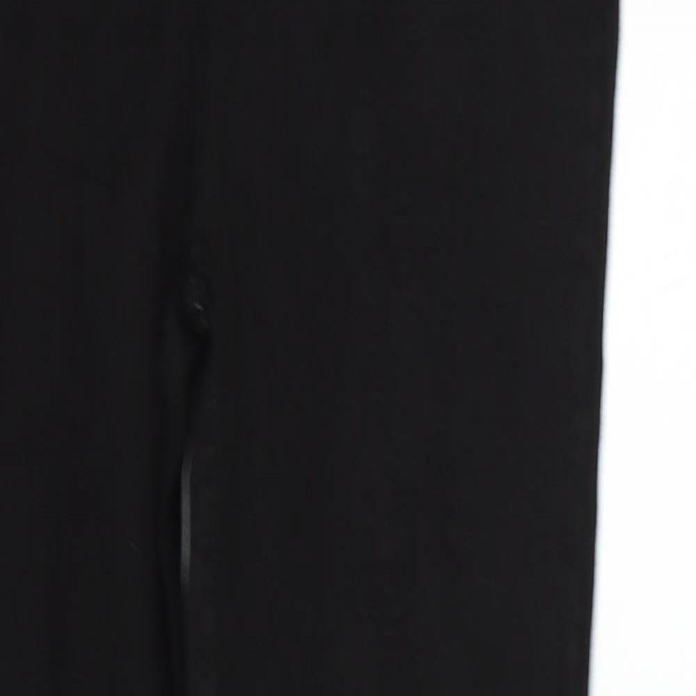 Preworn Girls Black   Jegging Trousers Size S