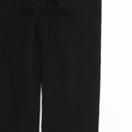 Preworn Girls Black   Jegging Trousers Size S