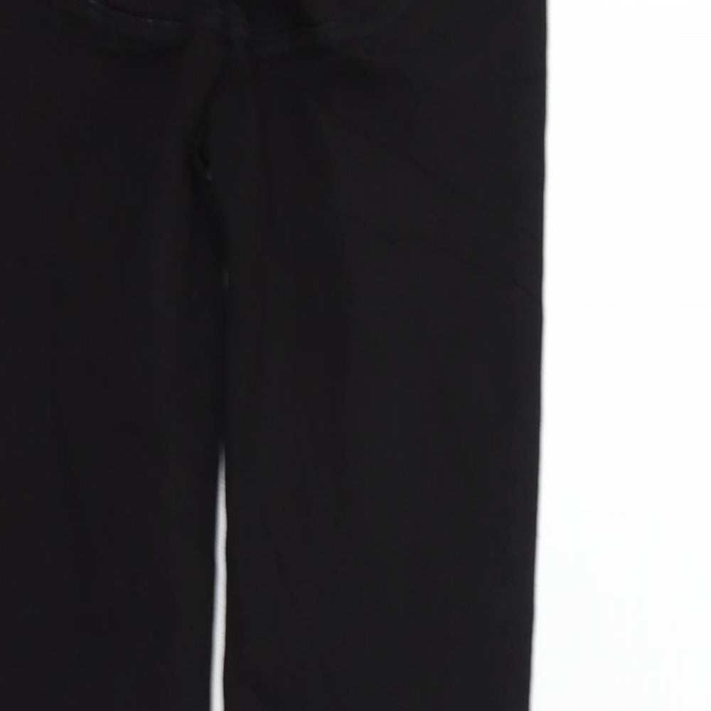 Preworn Girls Black   Jegging Trousers Size S