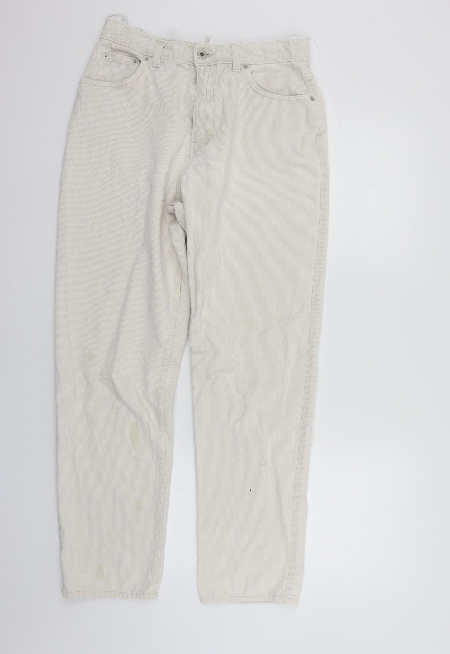 Marks and Spencer Womens Beige   Trousers  Size 14 L28 in - washable marks