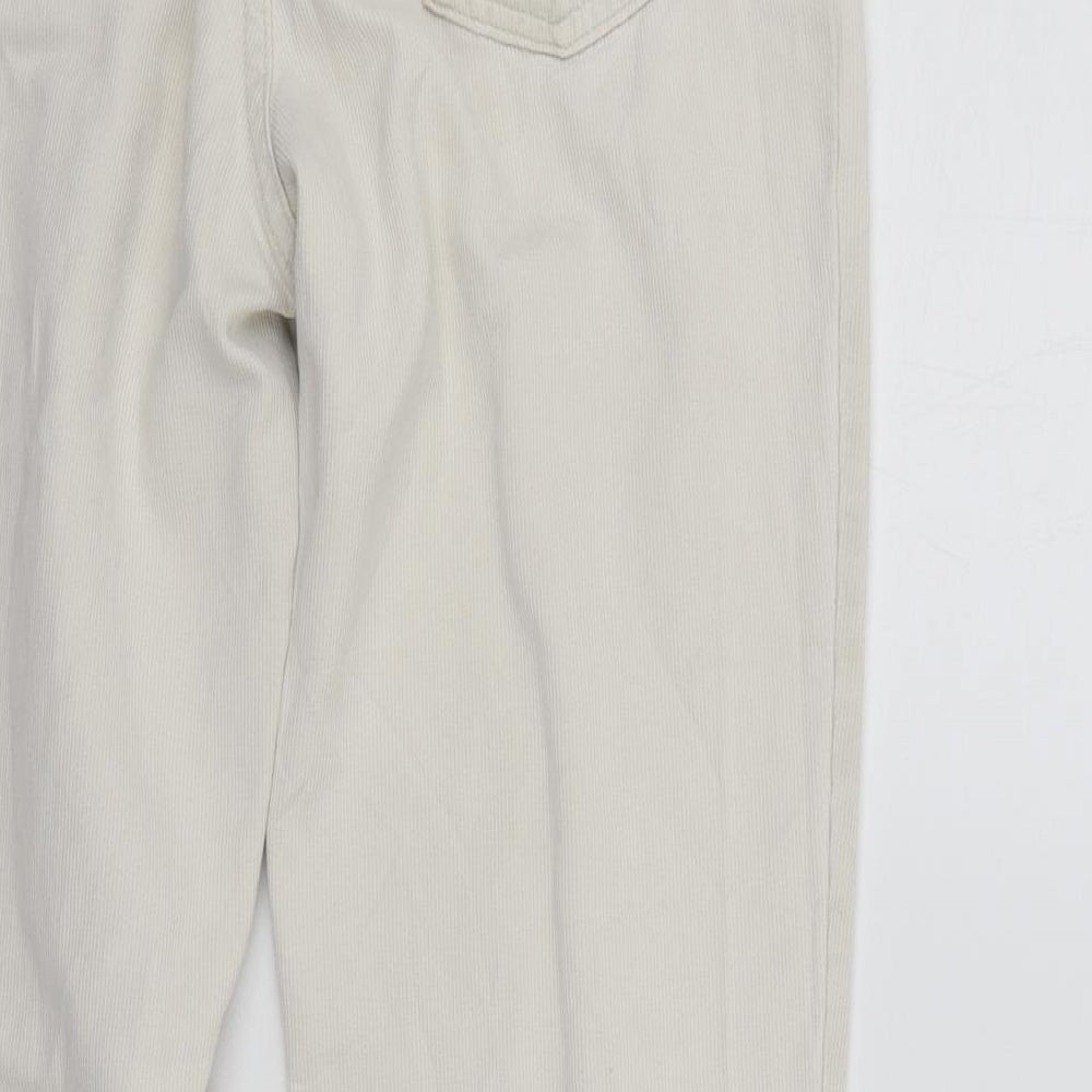 Marks and Spencer Womens Beige   Trousers  Size 14 L28 in - washable marks