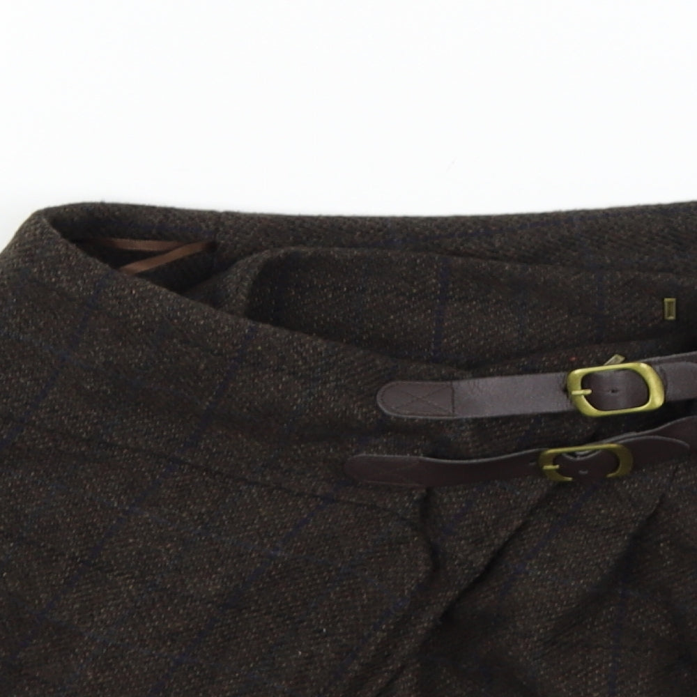 TU Womens Brown   A-Line Skirt Size 10