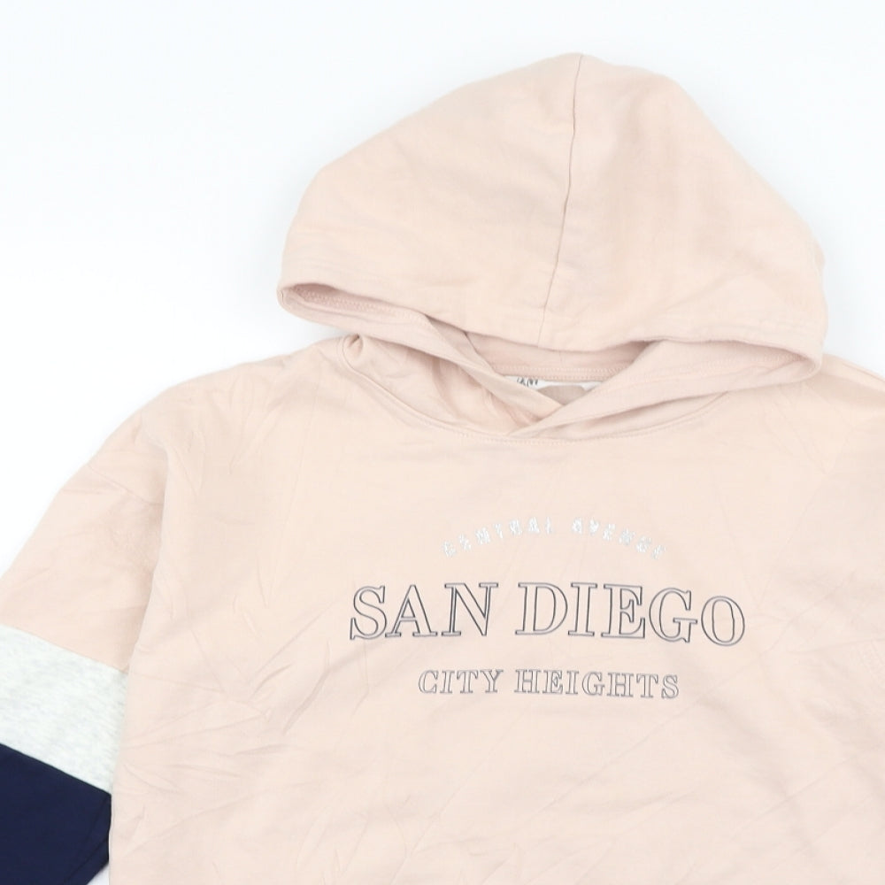 H&M Girls Beige   Pullover Jumper Size 10-11 Years