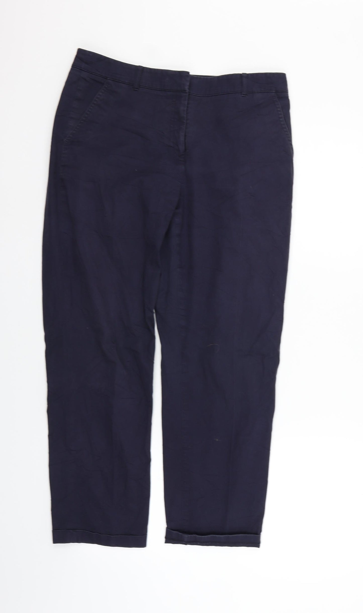 Hobbs Womens Blue   Trousers  Size 10 L27 in