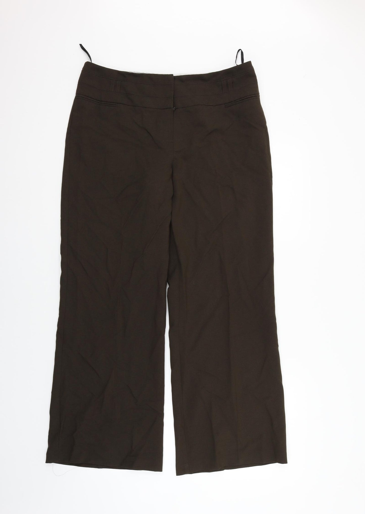 EVIE   Womens Brown   Trousers  Size 12 L26 in