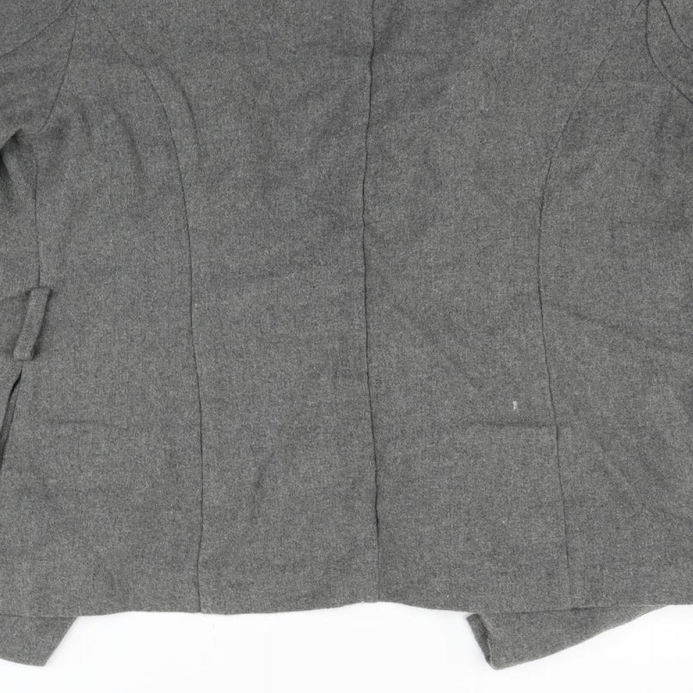 New Look Womens Grey   Cardigan Jumper Size 12