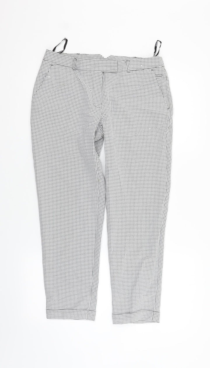 Dorothy Perkins Womens Silver   Trousers  Size 10 L26 in